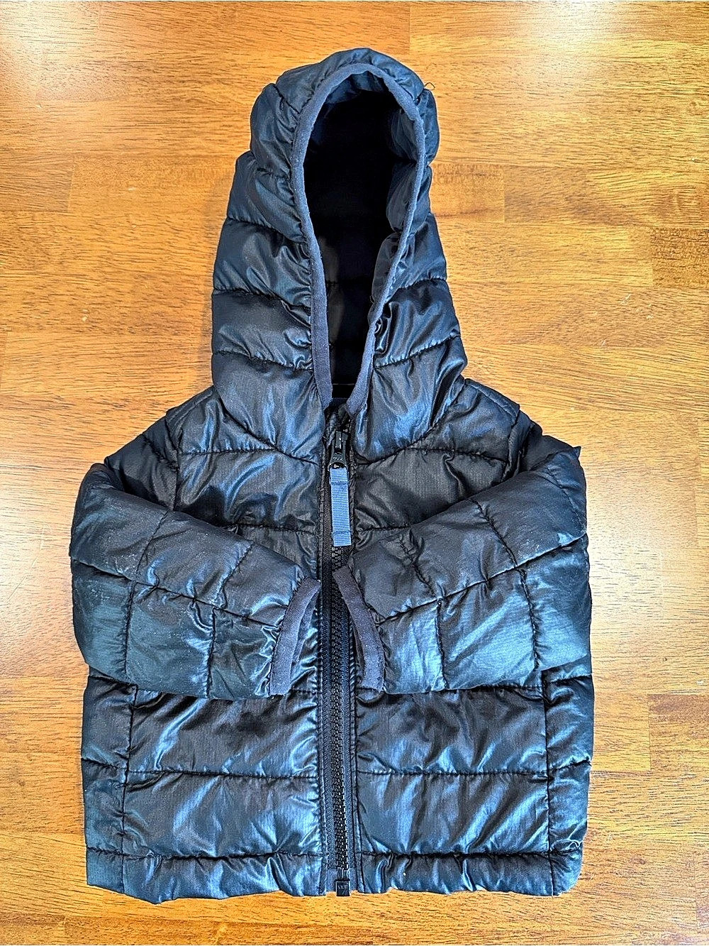 Primary Kids Lightweight Puffer Jacket Black